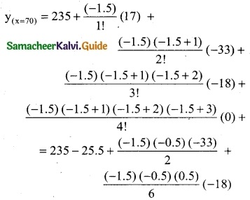 Samacheer Kalvi 12th Business Maths Guide Chapter 5 Numerical Methods Ex 5.2 11