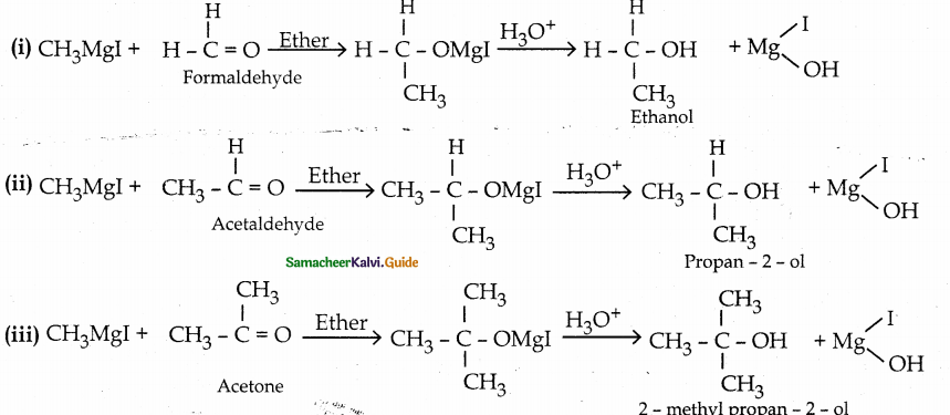 Samacheer Kalvi 12th Chemistry Guide Chapter 11 Hydroxy Compounds and Ethers 124