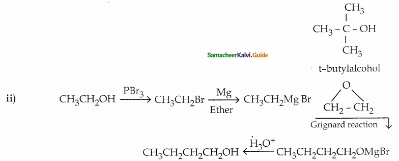Samacheer Kalvi 12th Chemistry Guide Chapter 11 Hydroxy Compounds and Ethers 143