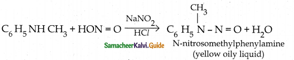 Samacheer Kalvi 12th Chemistry Guide Chapter 13 Organic Nitrogen Compounds 141