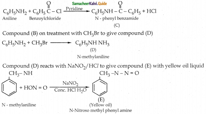 Samacheer Kalvi 12th Chemistry Guide Chapter 13 Organic Nitrogen Compounds 152