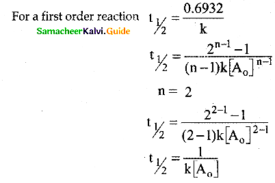 Samacheer Kalvi 12th Chemistry Guide Chapter 7 Chemical Kinetics 24