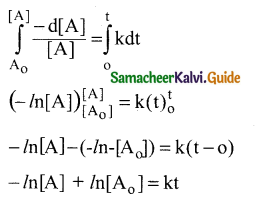 Samacheer Kalvi 12th Chemistry Guide Chapter 7 Chemical Kinetics 65