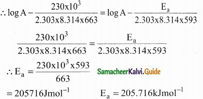 Samacheer Kalvi 12th Chemistry Guide Chapter 7 Chemical Kinetics 83