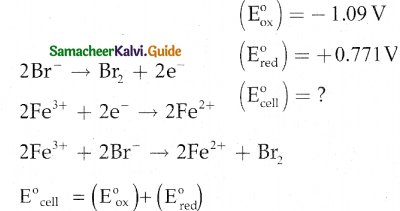 Samacheer Kalvi 12th Chemistry Guide Chapter 9 Electro Chemistry 16
