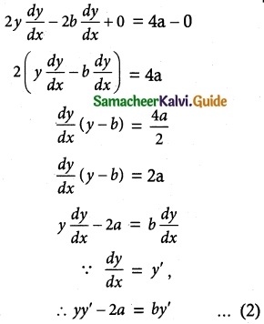 Samacheer Kalvi 12th Maths Guide Chapter 10 Ordinary Differential Equations Ex 10.3 4