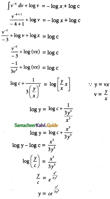 Samacheer Kalvi 12th Maths Guide Chapter 10 Ordinary Differential Equations Ex 10.6 5