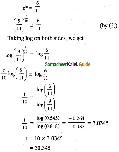 Samacheer Kalvi 12th Maths Guide Chapter 10 Ordinary Differential Equations Ex 10.8 9