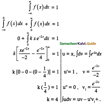 Samacheer Kalvi 12th Maths Guide Chapter 11 Probability Distributions Ex 11.3 2