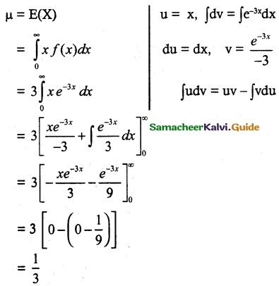 Samacheer Kalvi 12th Maths Guide Chapter 11 Probability Distributions Ex 11.4 14