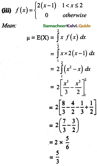 Samacheer Kalvi 12th Maths Guide Chapter 11 Probability Distributions Ex 11.4 5