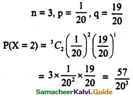 Samacheer Kalvi 12th Maths Guide Chapter 11 Probability Distributions Ex 11.6 18