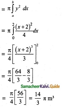 Samacheer Kalvi 12th Maths Guide Chapter 9 Applications of Integration Ex 9.9 10