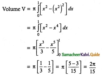 Samacheer Kalvi 12th Maths Guide Chapter 9 Applications of Integration Ex 9.9 7