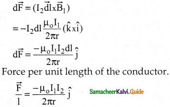 Samacheer Kalvi 12th Physics Guide Chapter 3 Magnetism and Magnetic Effects of Electric Current 40