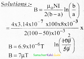 Samacheer Kalvi 12th Physics Guide Chapter 3 Magnetism and Magnetic Effects of Electric Current 6