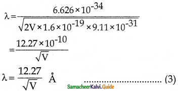 Samacheer Kalvi 12th Physics Guide Chapter 7 Dual Nature of Radiation and Matter 21