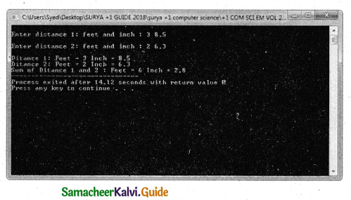Samacheer Kalvi 11th Computer Science Guide Chapter 12 Arrays and Structures 14