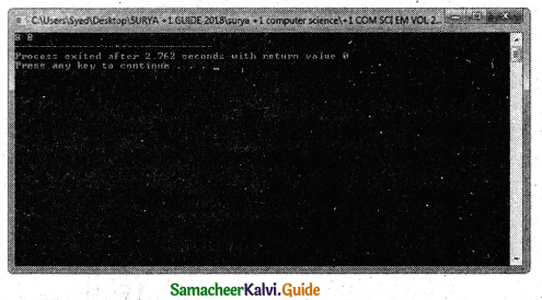 Samacheer Kalvi 11th Computer Science Guide Chapter 14 Classes and Objects 10