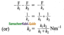 Samacheer Kalvi 11th Physics Guide Chapter 10 Oscillations 11