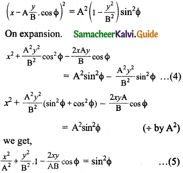 Samacheer Kalvi 11th Physics Guide Chapter 10 Oscillations 34