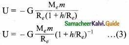 Samacheer Kalvi 11th Physics Guide Chapter 6 Gravitation 17
