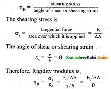 Samacheer Kalvi 11th Physics Guide Chapter 7 Properties of Matter 15