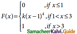 Samacheer Kalvi 12th Business Maths Guide Chapter 6 Random Variable and Mathematical Expectation Ex 6.1 12