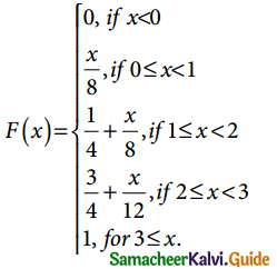 Samacheer Kalvi 12th Business Maths Guide Chapter 6 Random Variable and Mathematical Expectation Miscellaneous Problems 2