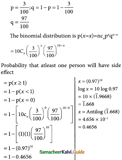 Samacheer Kalvi 12th Business Maths Guide Chapter 7 Probability Distributions Ex 7.1 25