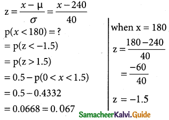 Samacheer Kalvi 12th Business Maths Guide Chapter 7 Probability Distributions Ex 7.4 11