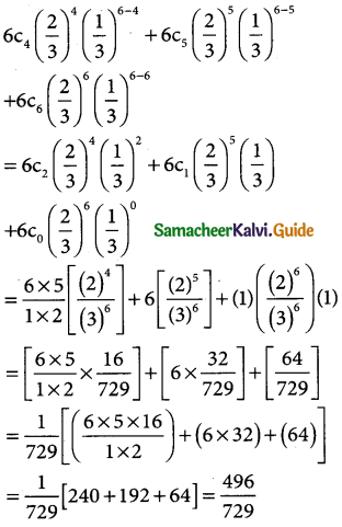 Samacheer Kalvi 12th Business Maths Guide Chapter 7 Probability Distributions Ex 7.4 4